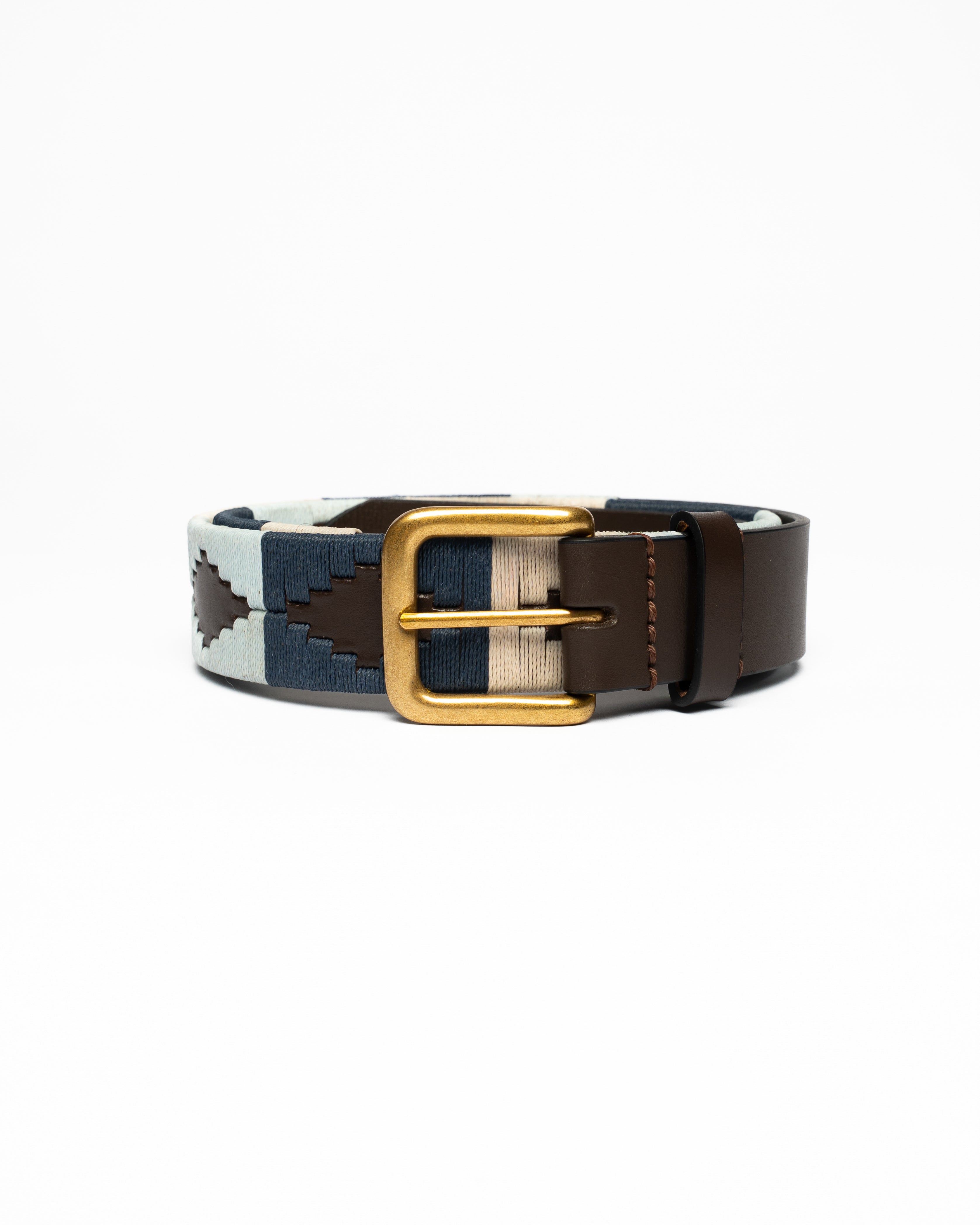 Light Blue & Beige Polo Belt