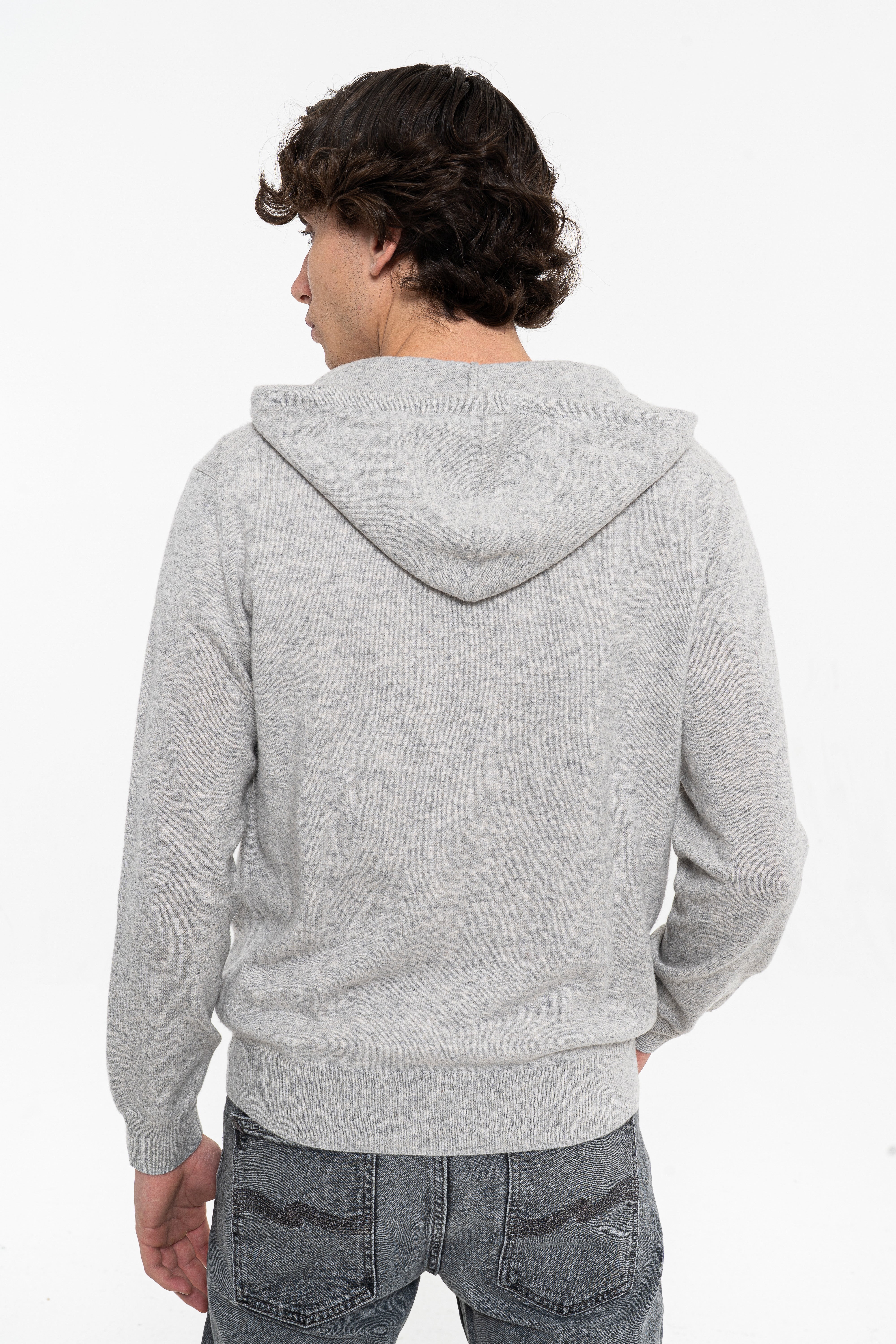 Men's Zip Hoodie Grey