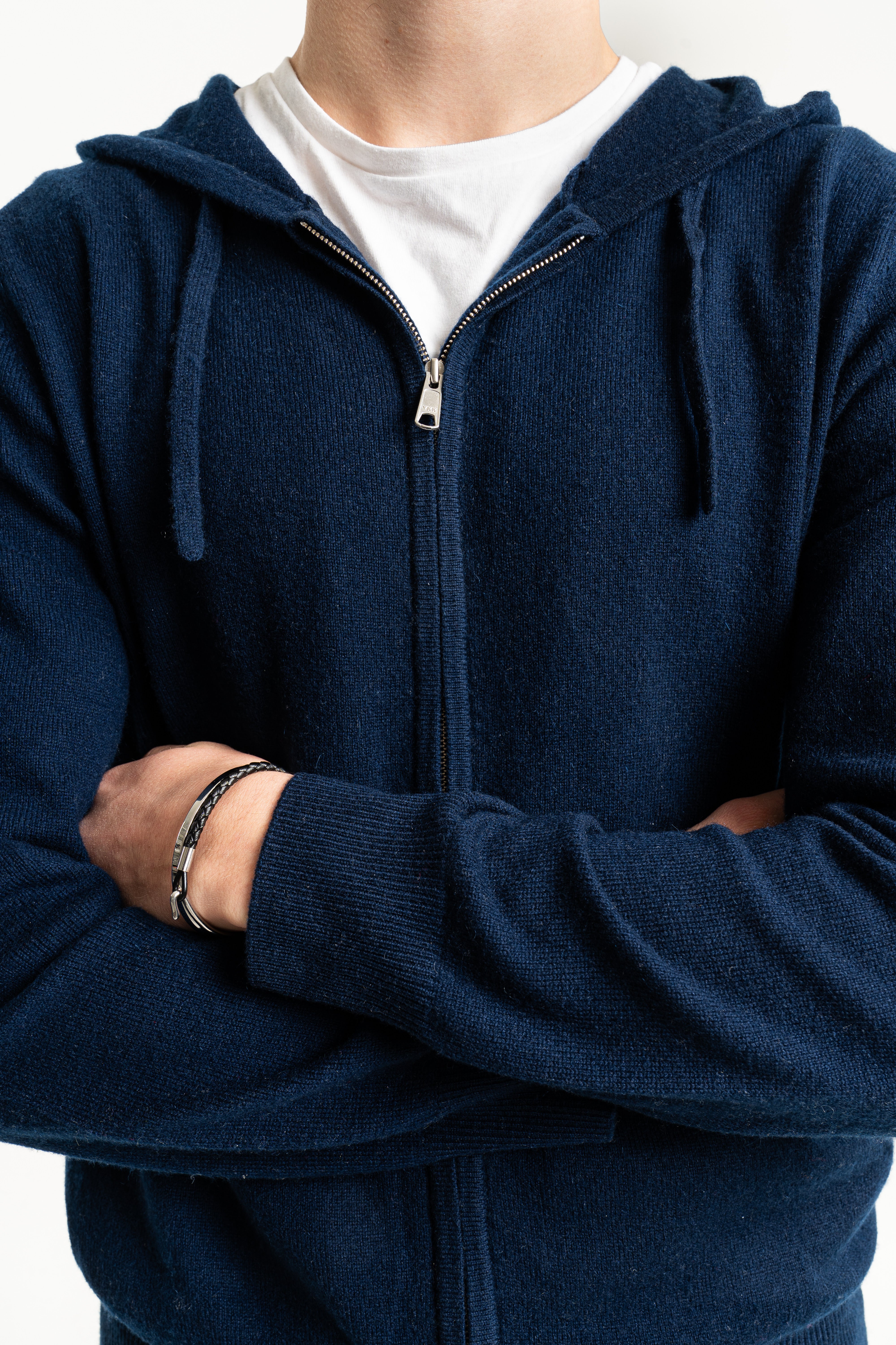 Men's Zip Hoodie Navy