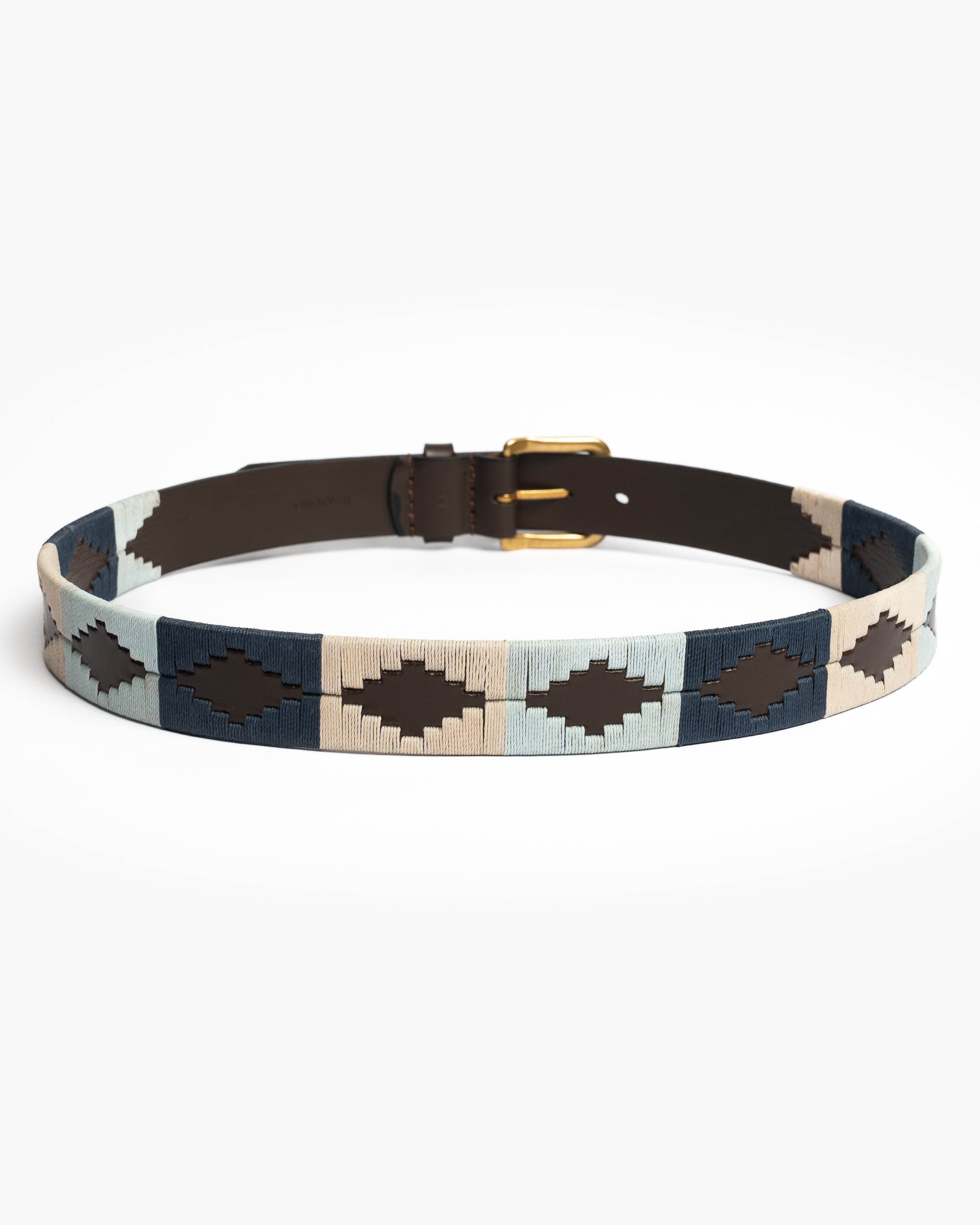 Light Blue & Beige Polo Belt