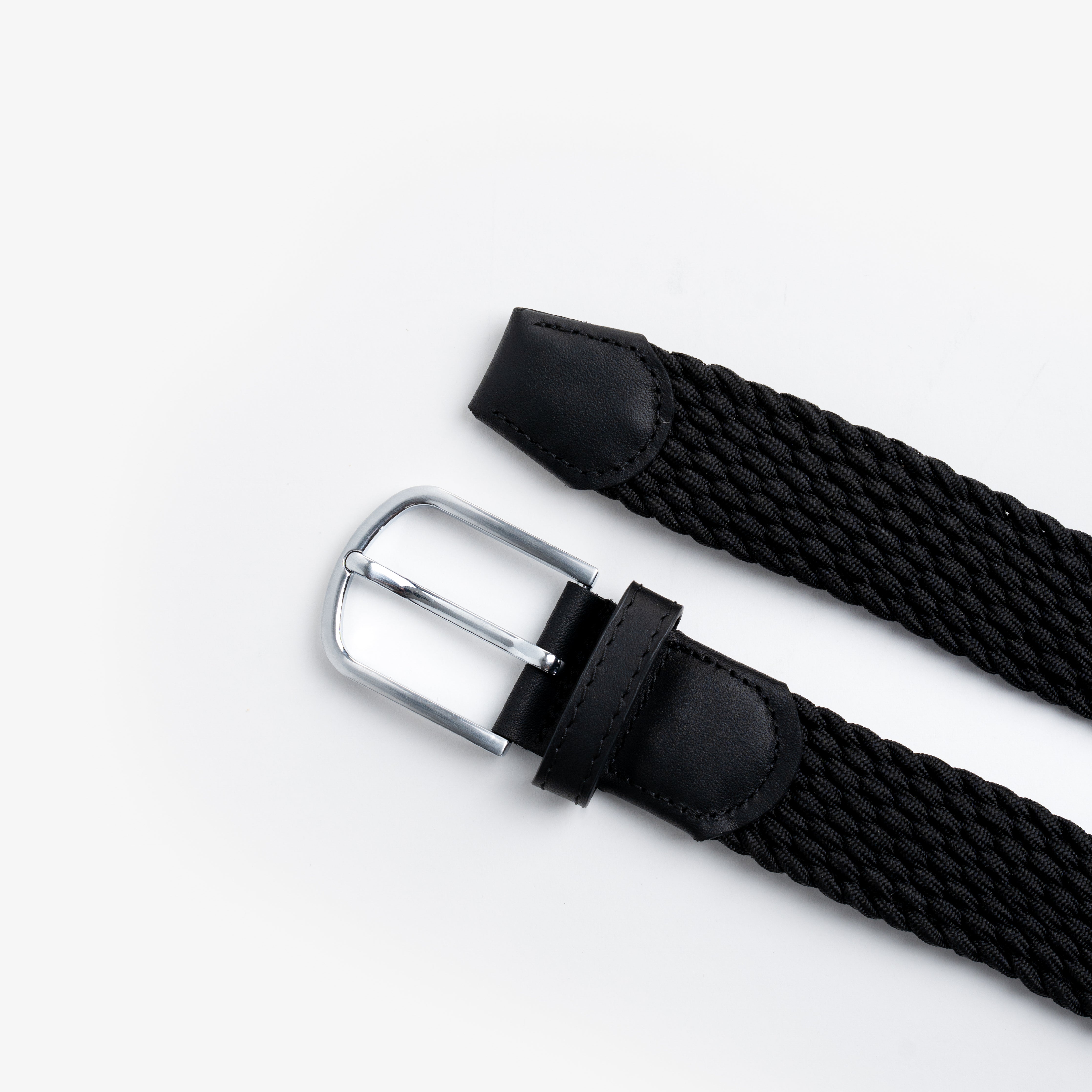 Black Braided Belt