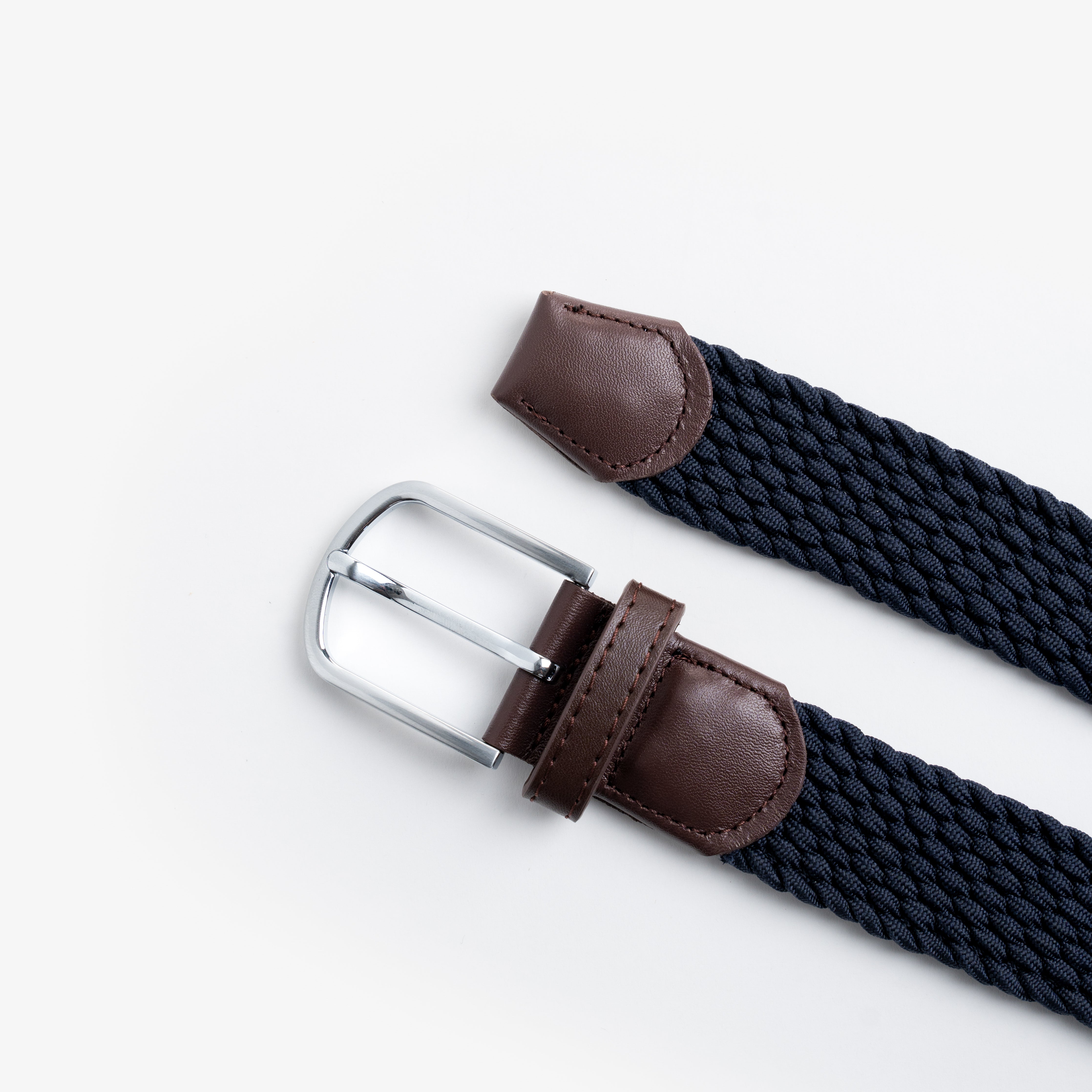 Dark Blue Braided Belt