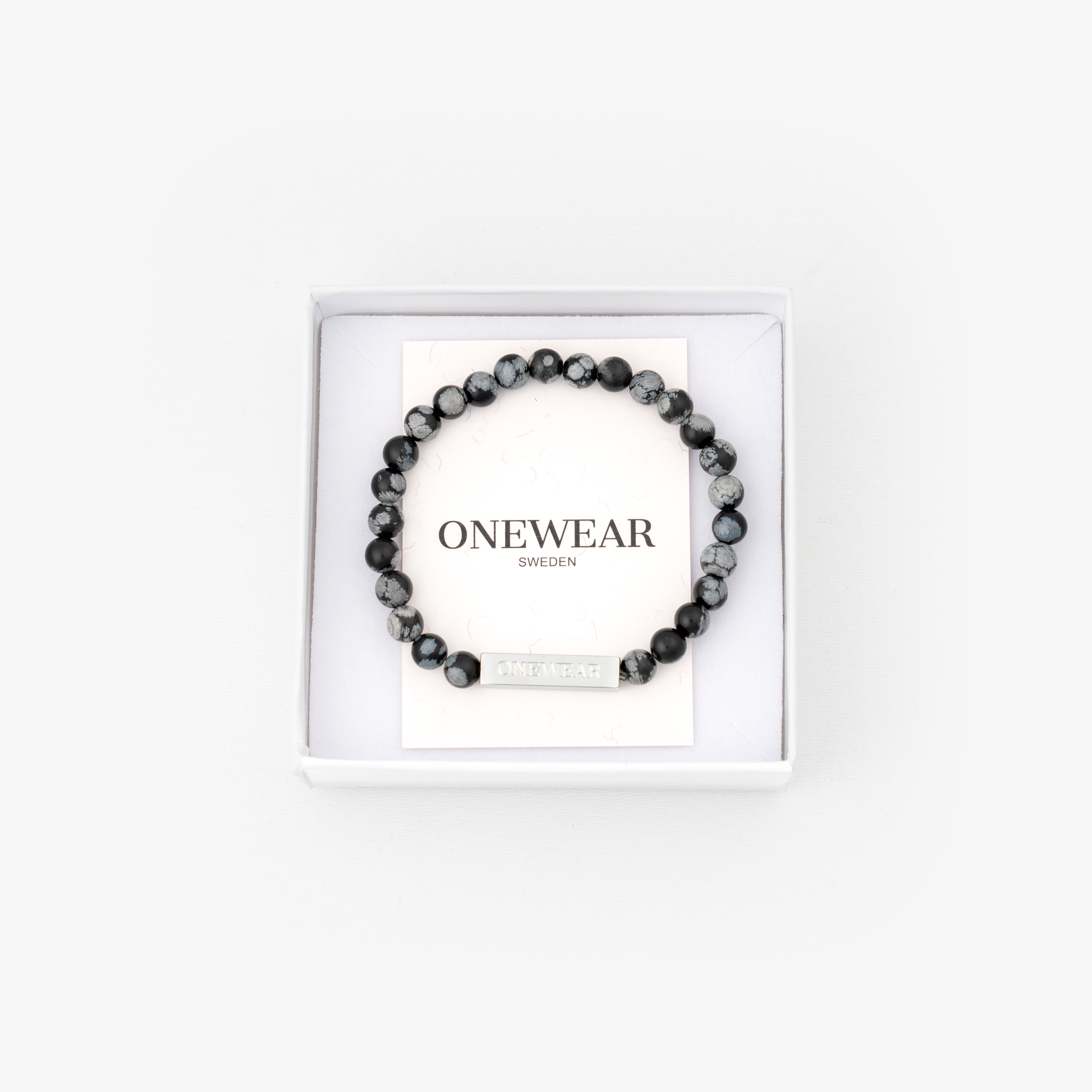 Black Beaded Bracelet