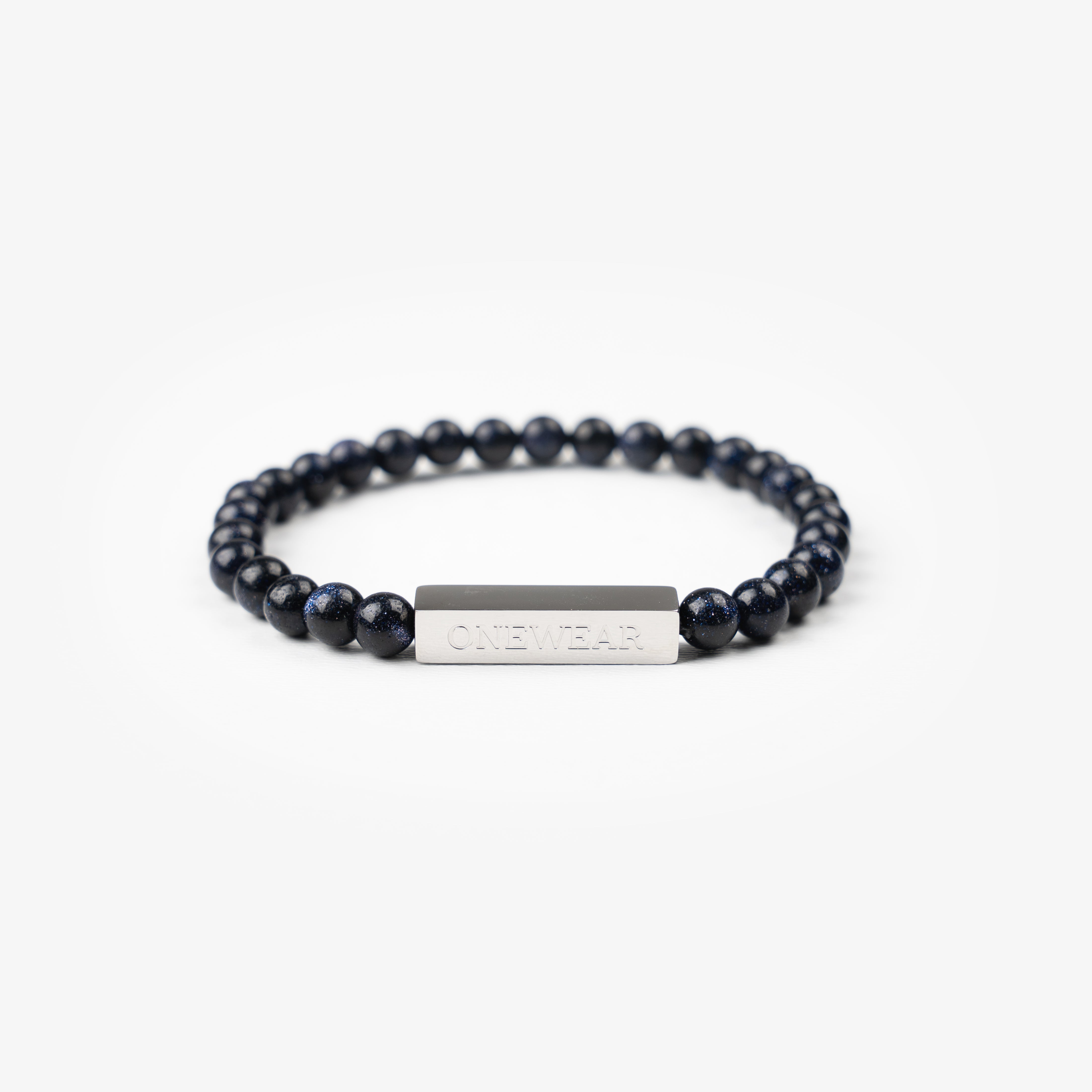 Navy Beaded Bracelet