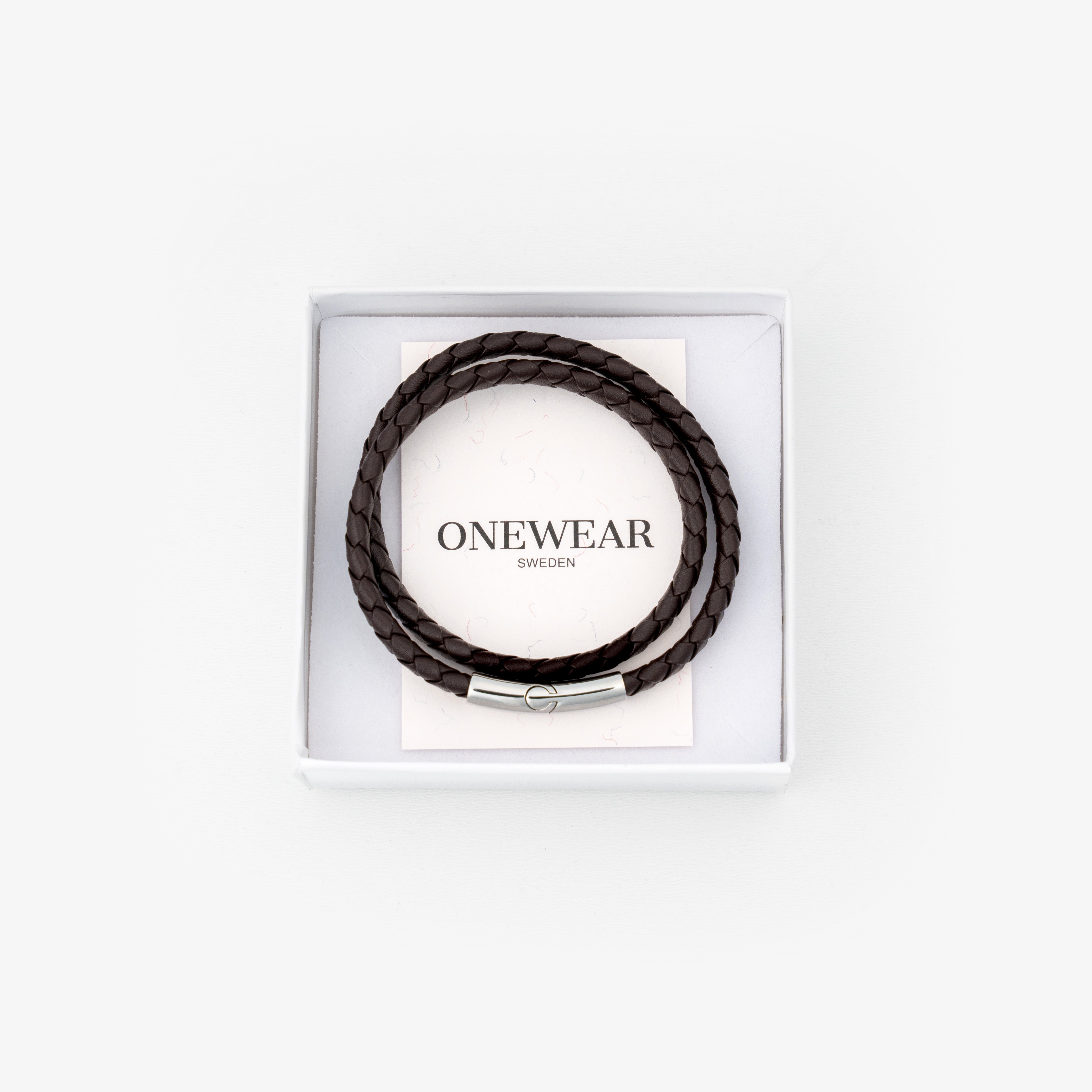 Brown Double-Braided Bracelet