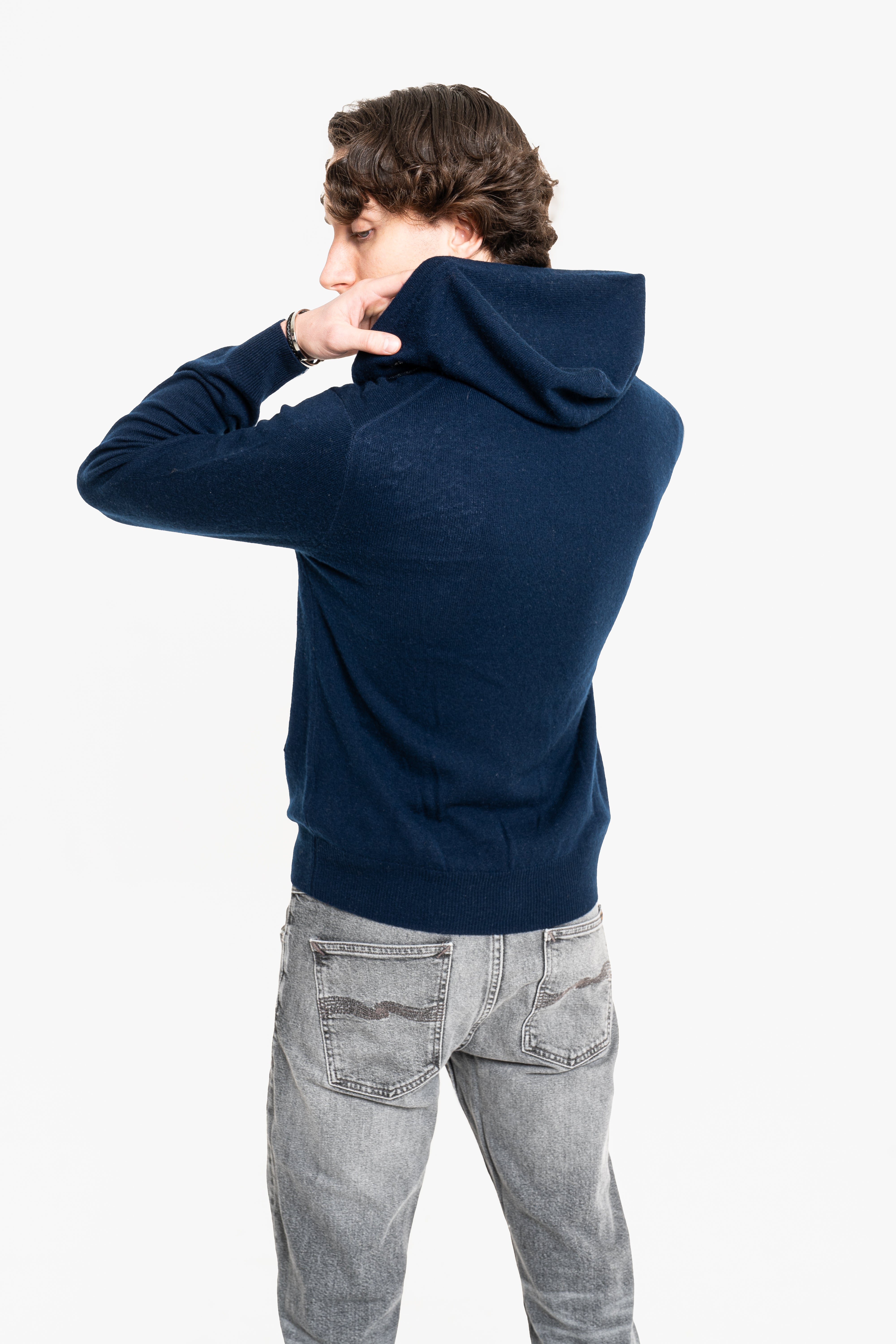 Men's Zip Hoodie Navy