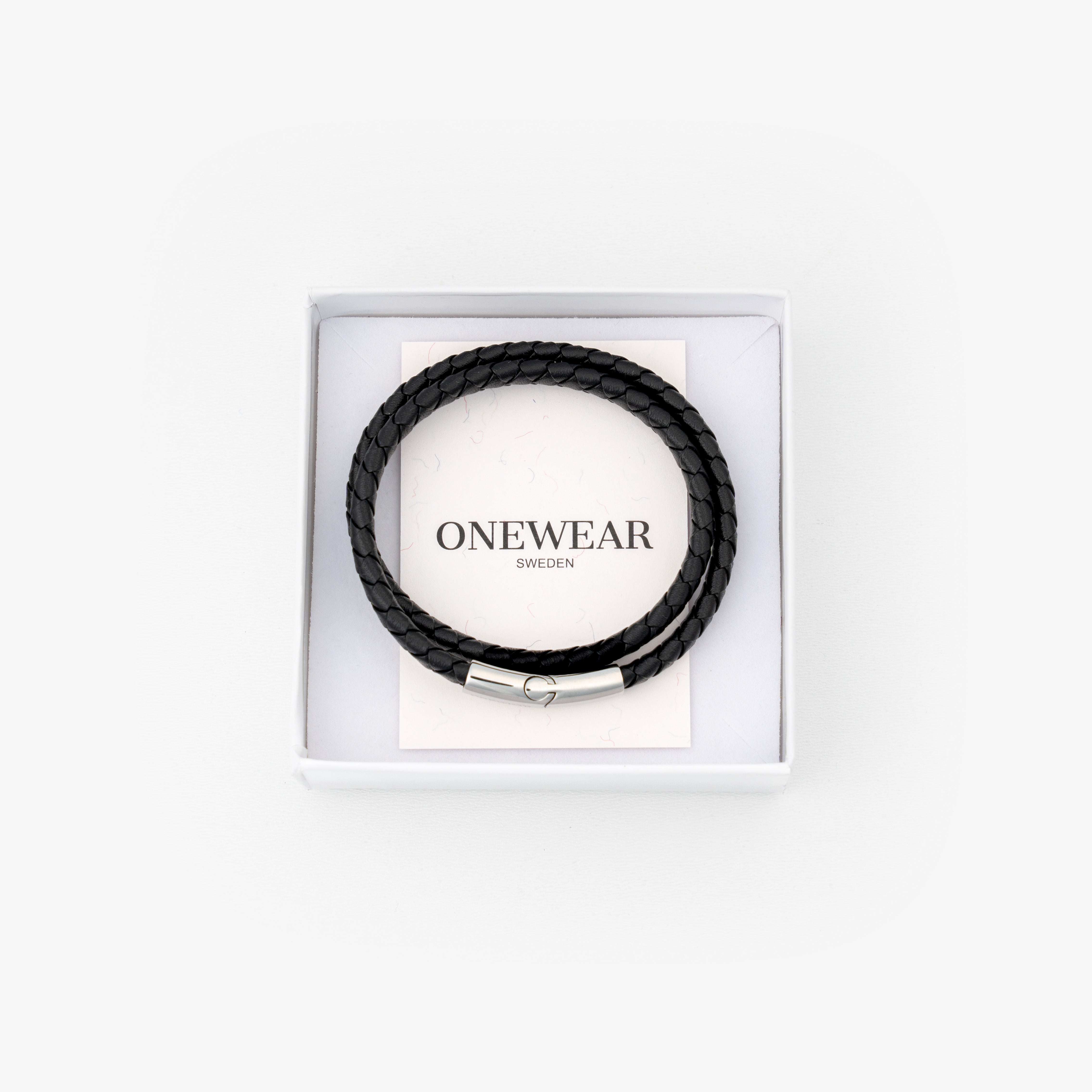 Black Double-Braided Bracelet