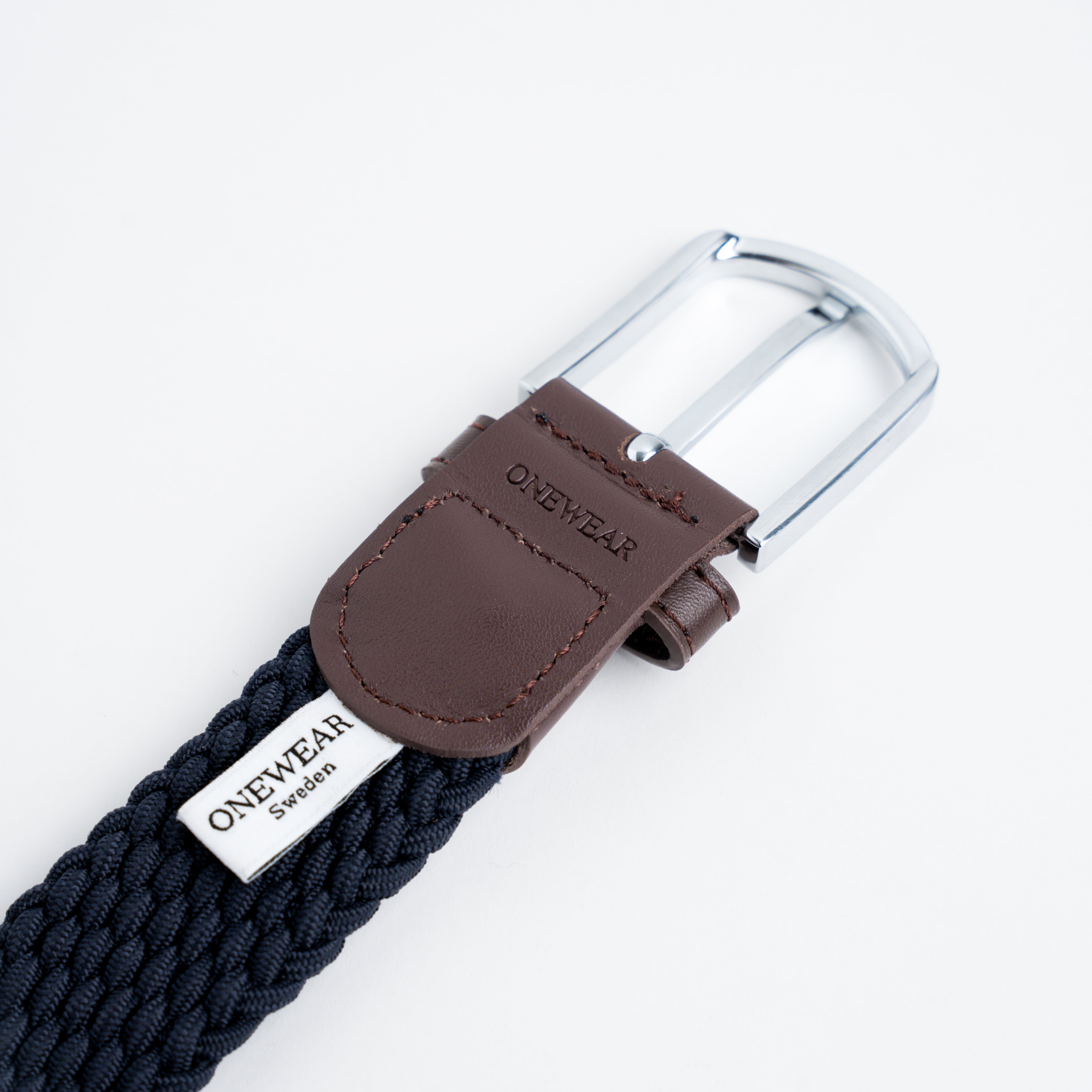 Dark Blue Braided Belt